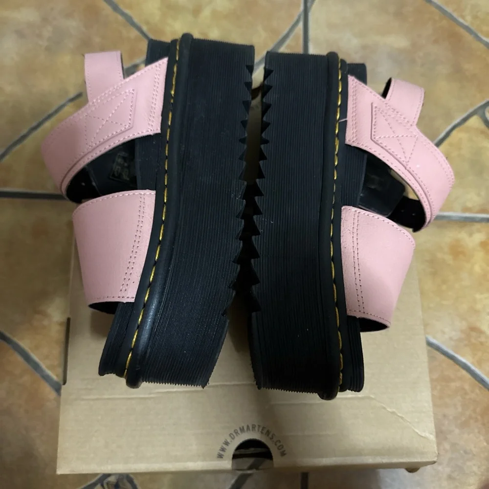 Dr. Martens “ Voss quad” Pink and Black Platform Sandals - Picture 5 of 5